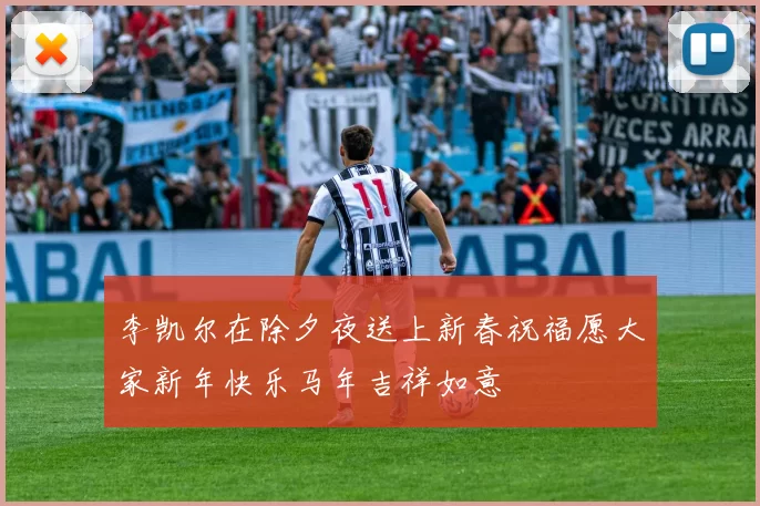 李凯尔在除夕夜送上新春祝福愿大家新年快乐马年吉祥如意